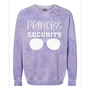 Princess Security Perfects For Dad Orr Boyfriend Colorblast Crewneck Sweatshirt