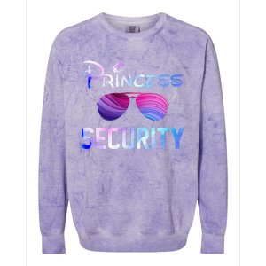 Princess Security Perfects Art For Dad or Boyfriend Colorblast Crewneck Sweatshirt