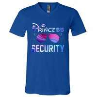 Princess Security Perfects Art For Dad or Boyfriend V-Neck T-Shirt