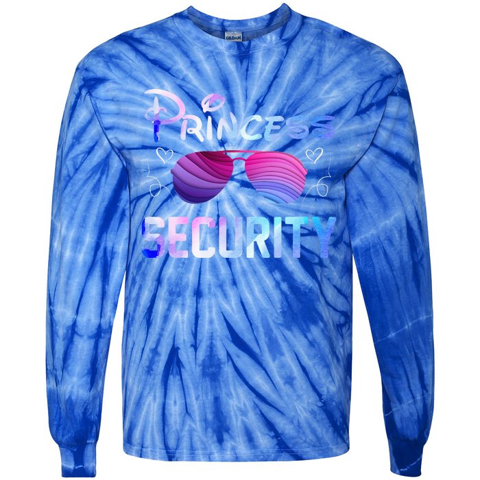 Princess Security Perfects Art For Dad or Boyfriend Tie-Dye Long Sleeve Shirt