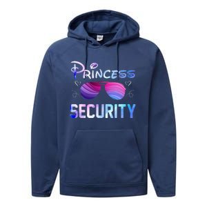 Princess Security Perfects Art For Dad or Boyfriend Performance Fleece Hoodie