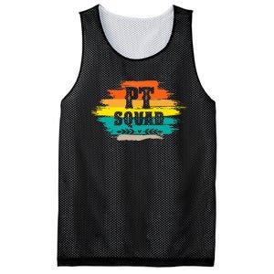 Pt Squad Physical Therapist Pta Retro Physical Therapy Mesh Reversible Basketball Jersey Tank