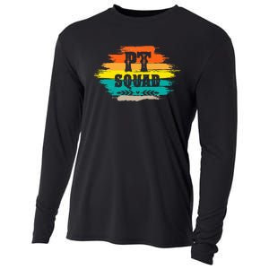 Pt Squad Physical Therapist Pta Retro Physical Therapy Cooling Performance Long Sleeve Crew