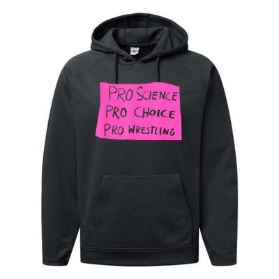 Pro Science Pro Choice Pro Wrestling Performance Fleece Hoodie