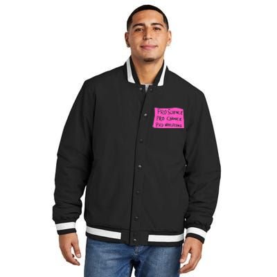 Pro Science Pro Choice Pro Wrestling Insulated Varsity Jacket