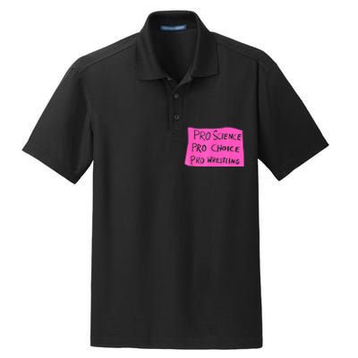 Pro Science Pro Choice Pro Wrestling Dry Zone Grid Polo