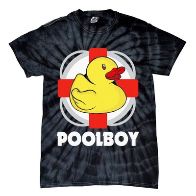 Pool Swimming Pool Bathmaster Lifeguard Tie-Dye T-Shirt