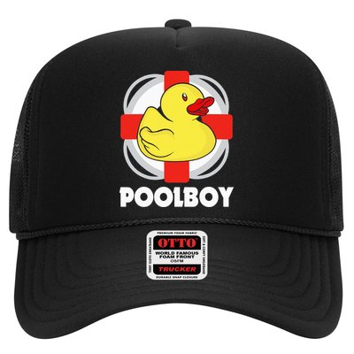 Pool Swimming Pool Bathmaster Lifeguard Trucker Hat