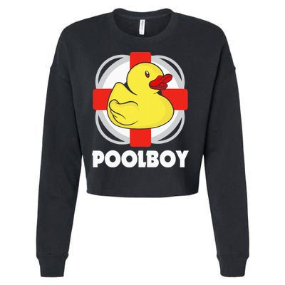 Pool Swimming Pool Bathmaster Lifeguard Cropped Pullover Crew