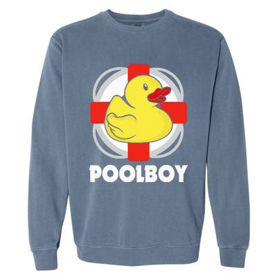 Pool Swimming Pool Bathmaster Lifeguard Garment-Dyed Sweatshirt