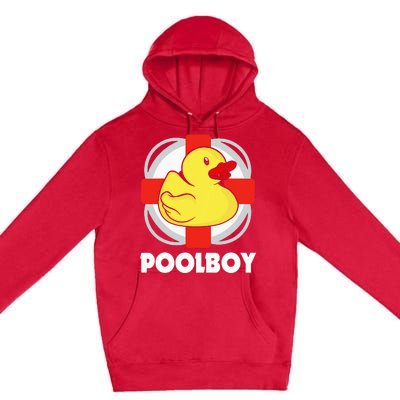 Pool Swimming Pool Bathmaster Lifeguard Premium Pullover Hoodie