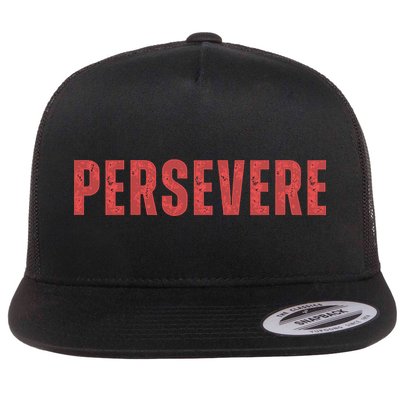 Persevere Script Flatbill Hat