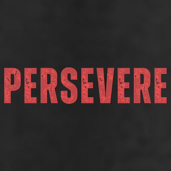 Persevere Script Golf Towel