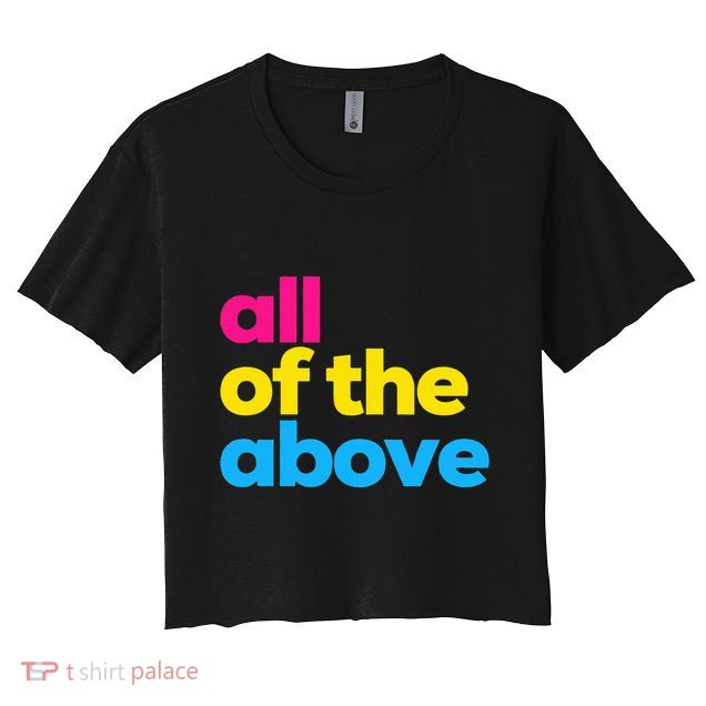 Pansexual Subtle Pan All Of The Above Lgbtq Crop Top