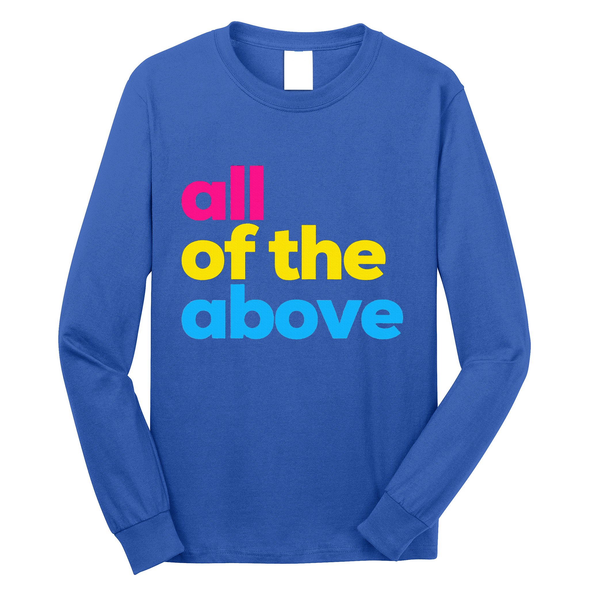 Pansexual Subtle Pan All Of The Above Lgbtq Long Sleeve Shirt