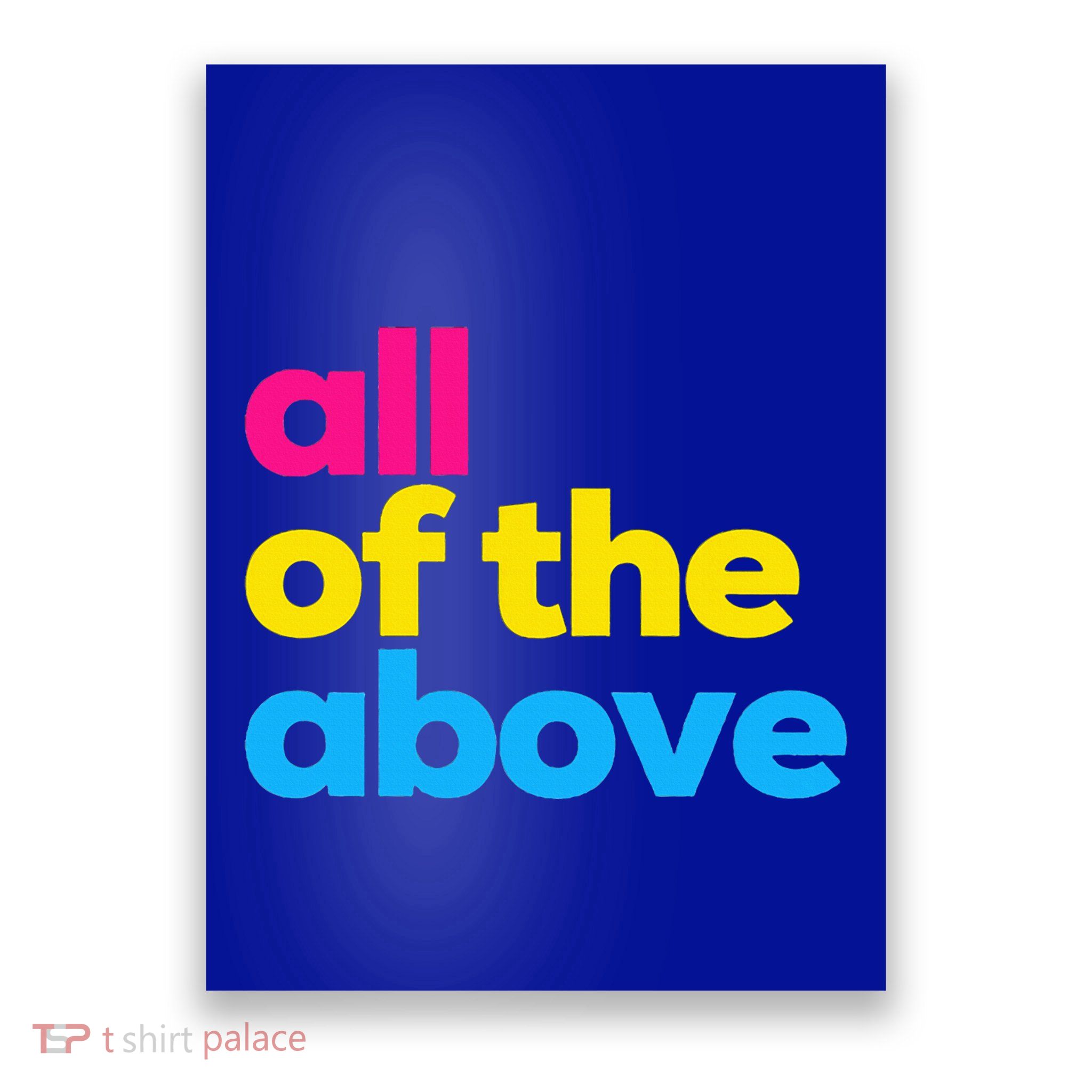 Pansexual Subtle Pan All Of The Above Lgbtq Poster