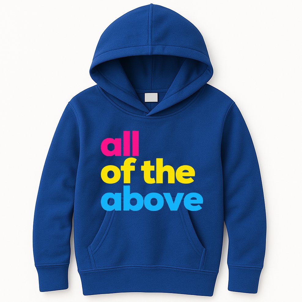 Pansexual Subtle Pan All Of The Above Lgbtq Kids Hoodie
