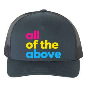 Pansexual Subtle Pan All Of The Above Lgbtq Yupoong Adult 5-Panel Trucker Hat