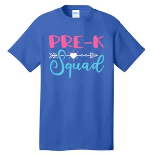 PreK Squad Preschool Teacher Cool Gift Tall T-Shirt