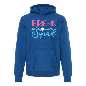 PreK Squad Preschool Teacher Cool Gift Premium Hoodie