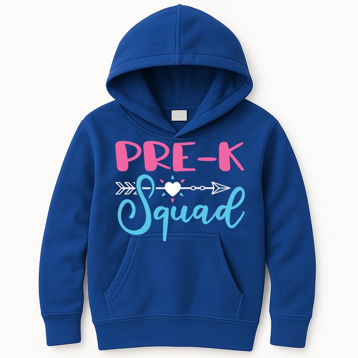 PreK Squad Preschool Teacher Cool Gift Kids Hoodie