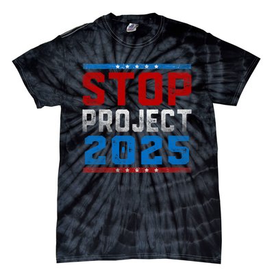 Prodemocracy Stop Project 2025 Presidential Election 2024 Tie-Dye T-Shirt