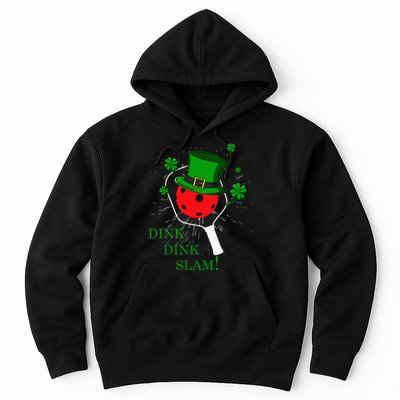 Pickleball St Patricks Day Leprechaun Dink Dink Slam Hoodie