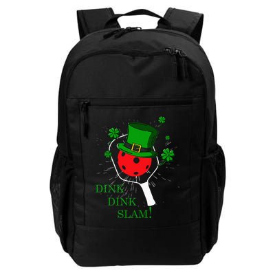 Pickleball St Patricks Day Leprechaun Dink Dink Slam Backpack