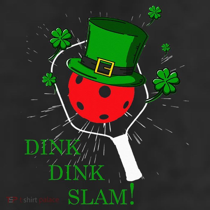 Pickleball St Patricks Day Leprechaun Dink Dink Slam 11oz C Handle Ceramic Mug