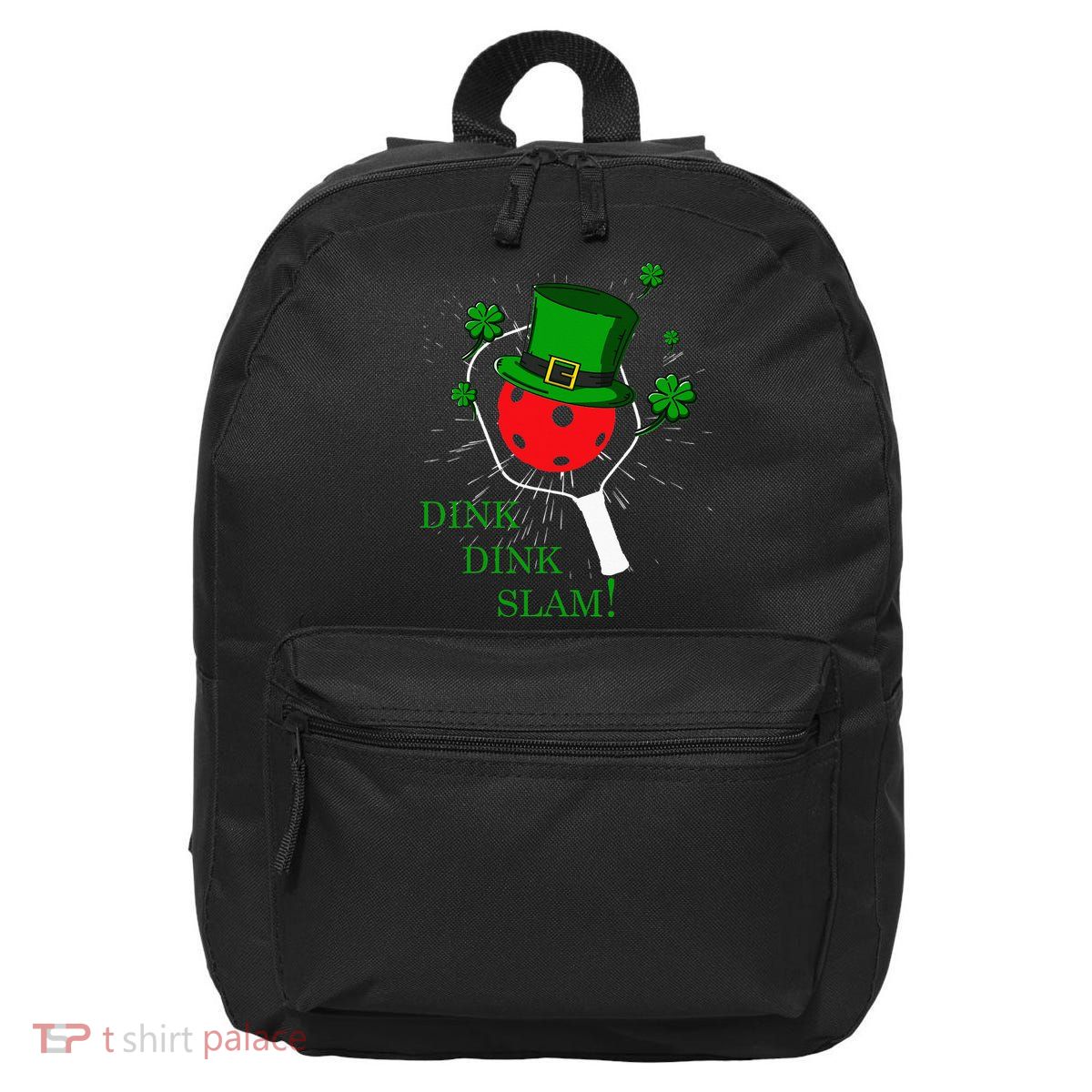 Pickleball St Patricks Day Leprechaun Dink Dink Slam 16 in Basic Backpack