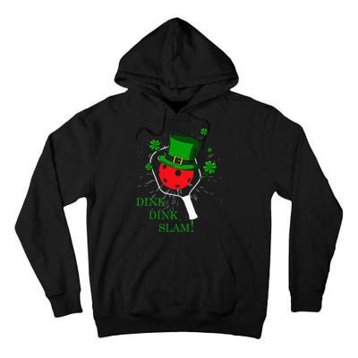 Pickleball St Patricks Day Leprechaun Dink Dink Slam Tall Hoodie