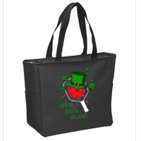 Pickleball St Patricks Day Leprechaun Dink Dink Slam Zip Tote Bag