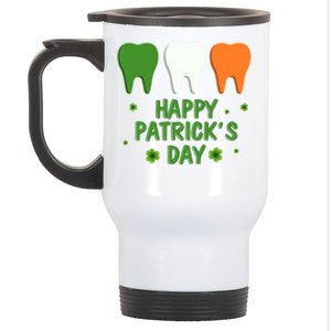 Ph St Patrick Day Irish Dental Teeth Lucky Gift For Dentist Gift Stainless Steel Travel Mug