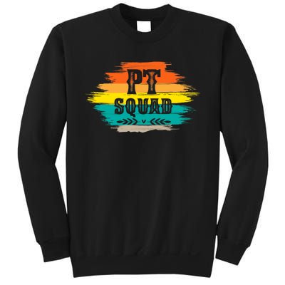 Pt Squad Physical Therapist Pta Retro Physical Therapy Sweatshirt