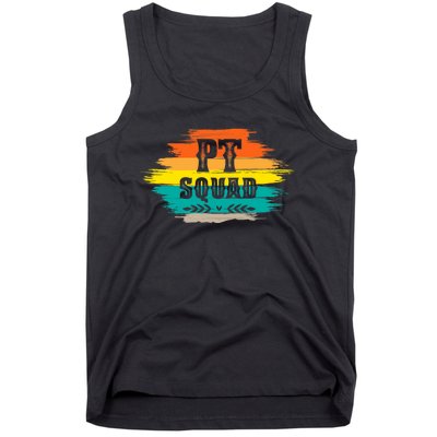 Pt Squad Physical Therapist Pta Retro Physical Therapy Tank Top