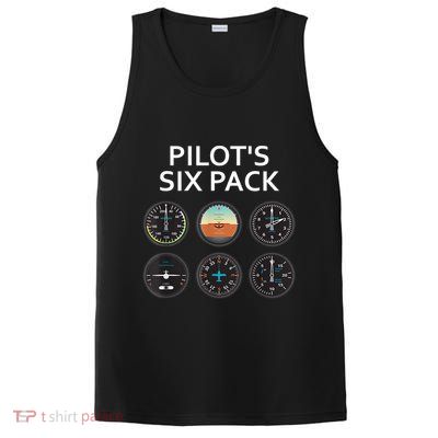 Pilot's Six Pack Funny Aviation PosiCharge Competitor Tank