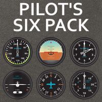 Pilot's Six Pack Funny Aviation Cotton Canvas Backpack