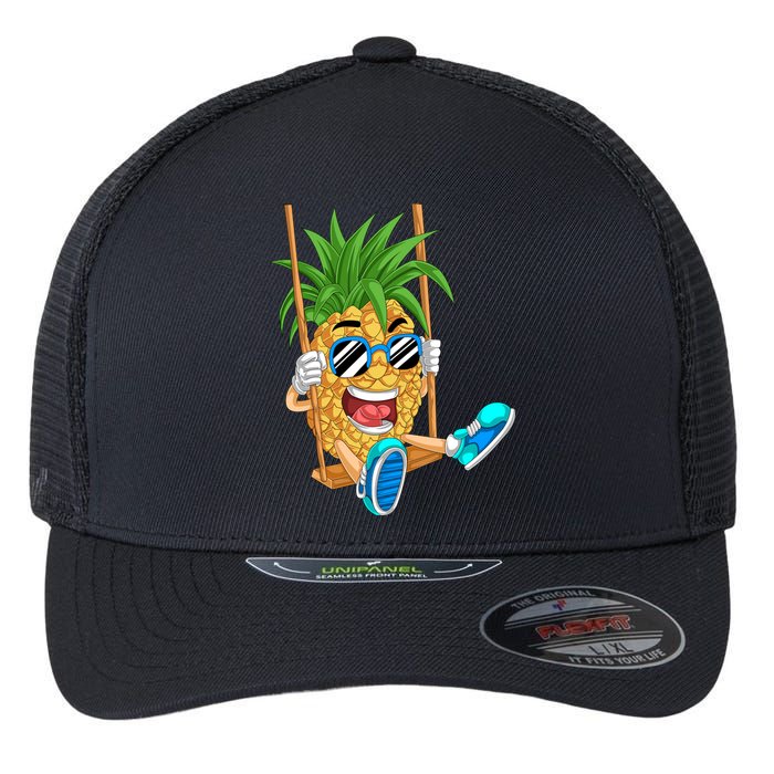 Pineapple Swinger Flexfit Unipanel Trucker Cap