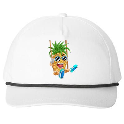 Pineapple Swinger Snapback Five-Panel Rope Hat