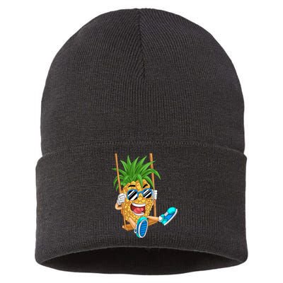 Pineapple Swinger Sustainable Knit Beanie