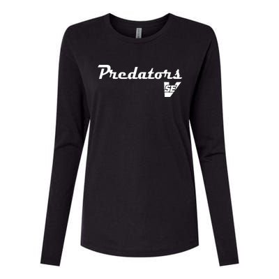 Predators Se Womens Cotton Relaxed Long Sleeve T-Shirt