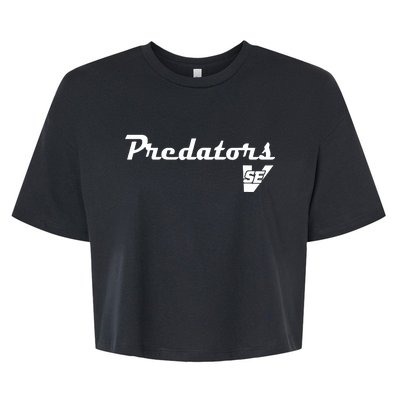 Predators Se Bella+Canvas Jersey Crop Tee