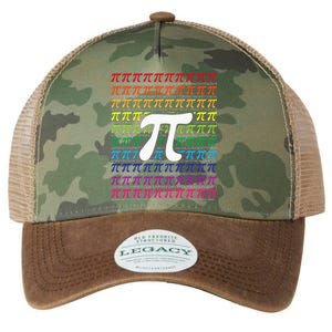 Pi Sign Pi Day funny math teacher lover Legacy Tie Dye Trucker Hat