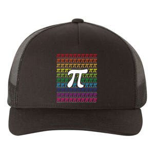 Pi Sign Pi Day funny math teacher lover Yupoong Adult 5-Panel Trucker Hat