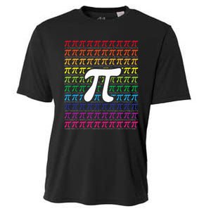 Pi Sign Pi Day funny math teacher lover Cooling Performance Crew T-Shirt