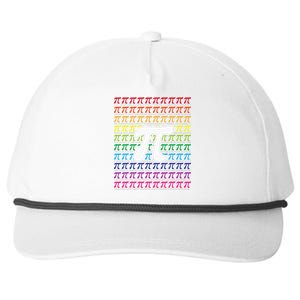 Pi Sign Pi Day funny math teacher lover Snapback Five-Panel Rope Hat