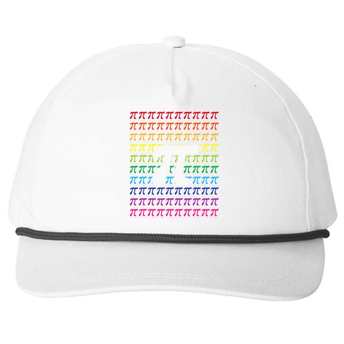 Pi Sign Pi Day funny math teacher lover Snapback Five-Panel Rope Hat