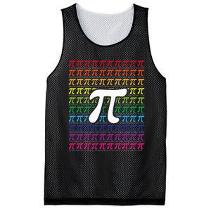 Pi Sign Pi Day funny math teacher lover Mesh Reversible Basketball Jersey Tank