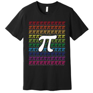 Pi Sign Pi Day funny math teacher lover Premium T-Shirt