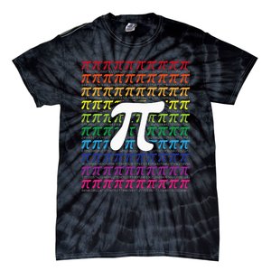 Pi Sign Pi Day funny math teacher lover Tie-Dye T-Shirt